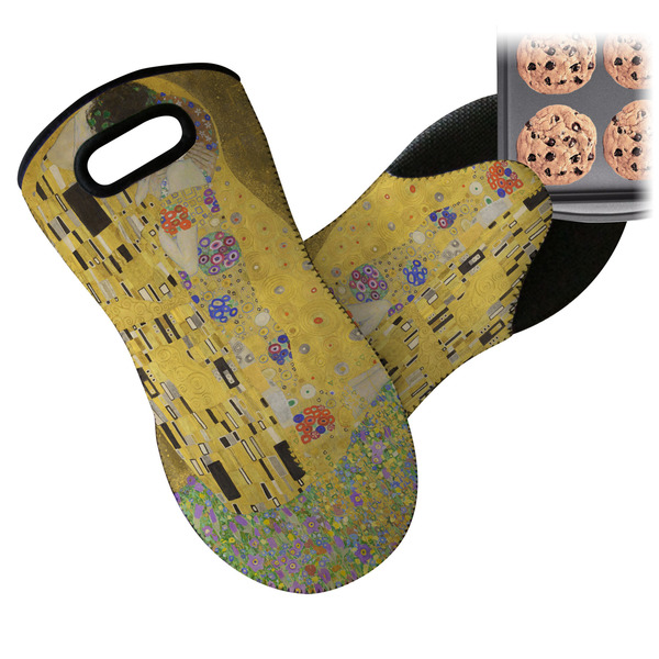 The Kiss - Lovers Neoprene Oven Mitt