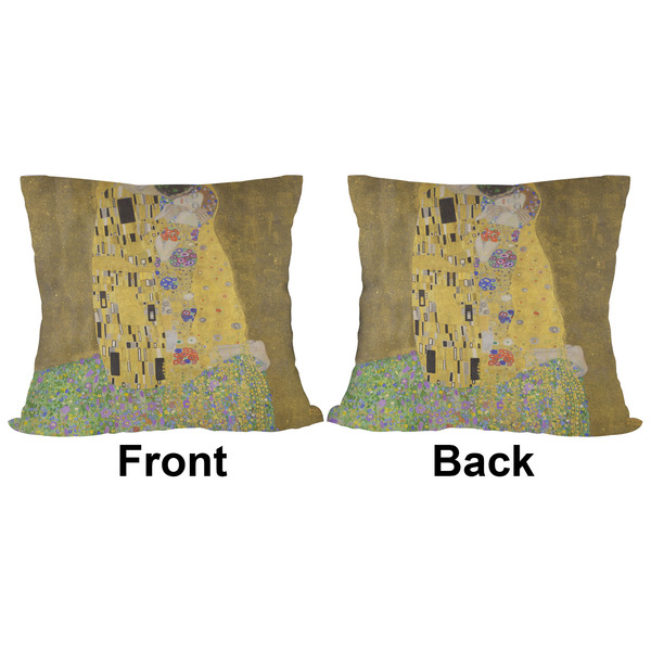 The Kiss - Lovers Outdoor Pillow - 16x16