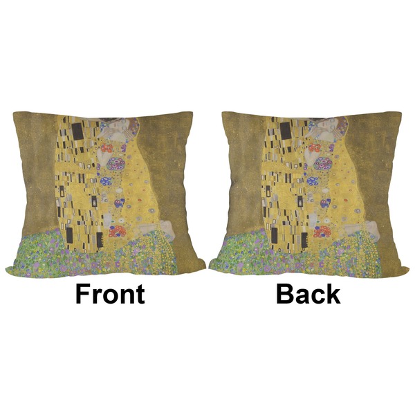The Kiss - Lovers Outdoor Pillow - 18x18