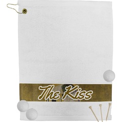 The Kiss (Klimt) - Lovers Golf Bag Towel