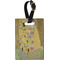 The Kiss (Klimt) - Lovers Plastic Luggage Tag - Rectangular