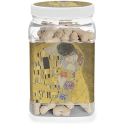 The Kiss (Klimt) - Lovers Dog Treat Jar