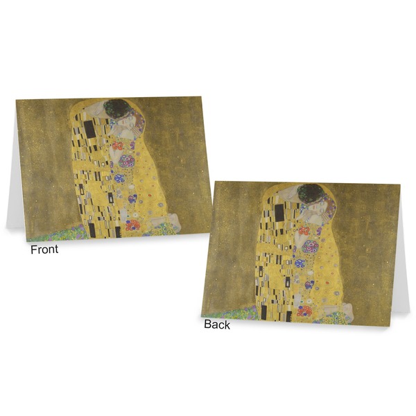 The Kiss - Lovers Postcard - Front and Back