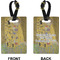 The Kiss - Lovers Rectangle Luggage Tag (Front + Back)