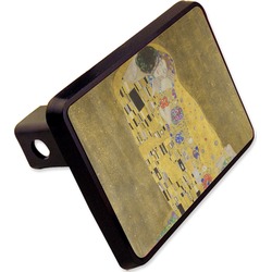 The Kiss (Klimt) - Lovers Rectangular Trailer Hitch Cover - 2"