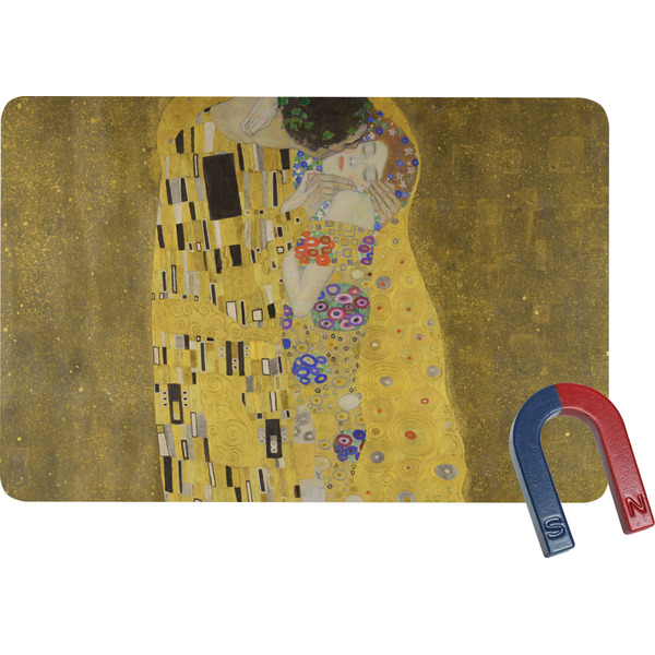 Custom The Kiss (Klimt) - Lovers Rectangular Fridge Magnet