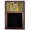 The Kiss - Lovers Red Mahogany Sticky Note Holder - Flat