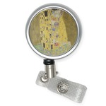 The Kiss (Klimt) - Lovers Retractable Badge Reel
