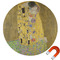 The Kiss (Klimt) - Lovers Round Car Magnet - 10"