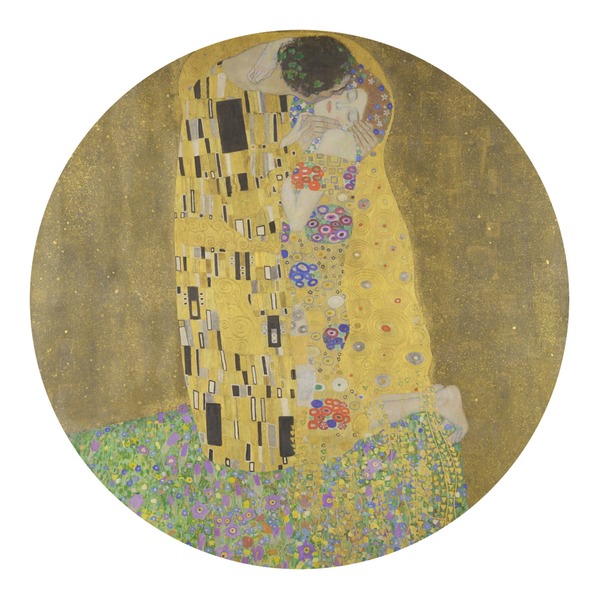 Custom The Kiss (Klimt) - Lovers Round Decal - Medium