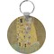 The Kiss (Klimt) - Lovers Round Plastic Keychain