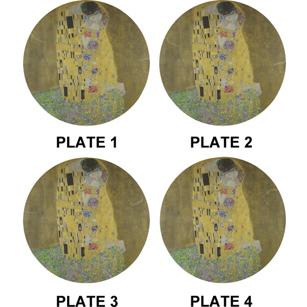 The Kiss - Lovers Set of Appetizer / Dessert Plates (Approval)
