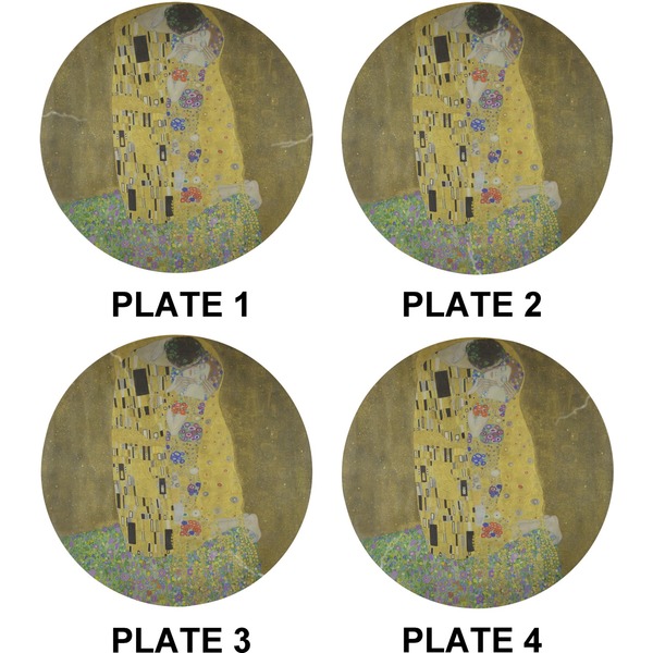 The Kiss - Lovers Set of Lunch / Dinner Plates (Approval)