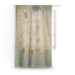 The Kiss (Klimt) - Lovers Sheer Curtain