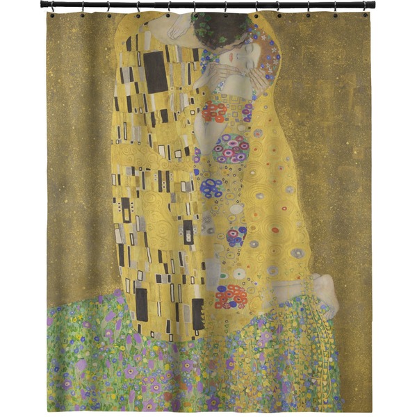 Custom The Kiss (Klimt) - Lovers Extra Long Shower Curtain - 70"x84"