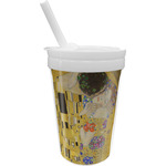 The Kiss (Klimt) - Lovers Sippy Cup with Straw
