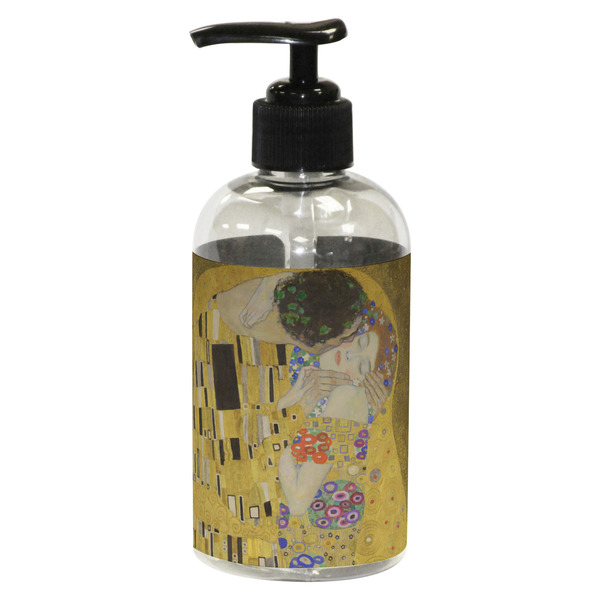 Custom The Kiss (Klimt) - Lovers Plastic Soap / Lotion Dispenser (8 oz - Small - Black)