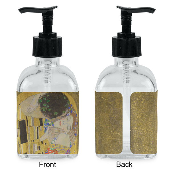 The Kiss (Klimt) - Lovers Glass Soap/Lotion Dispenser - Approval
