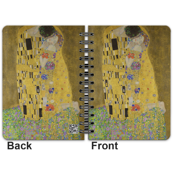 The Kiss - Lovers Spiral Journal 5 x 7 - Apvl