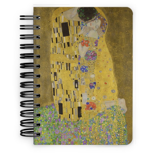 Custom The Kiss (Klimt) - Lovers Spiral Notebook - 5x7