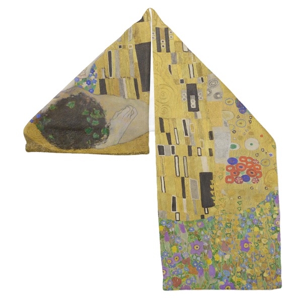 The Kiss - Lovers Sports Towel Folded - Both Sides Showing