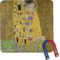 The Kiss (Klimt) - Lovers Square Fridge Magnet