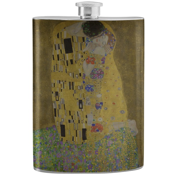 Custom The Kiss (Klimt) - Lovers Stainless Steel Flask
