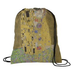 The Kiss (Klimt) - Lovers Drawstring Backpack - Large