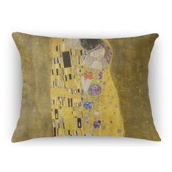 The Kiss (Klimt) - Lovers Rectangular Throw Pillow Case