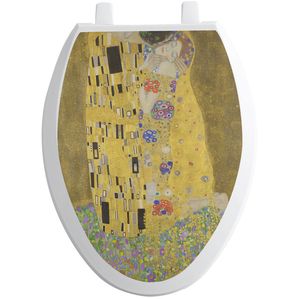 Custom The Kiss (Klimt) - Lovers Toilet Seat Decal - Elongated