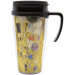 The Kiss (Klimt) - Lovers Acrylic Travel Mug with Handle