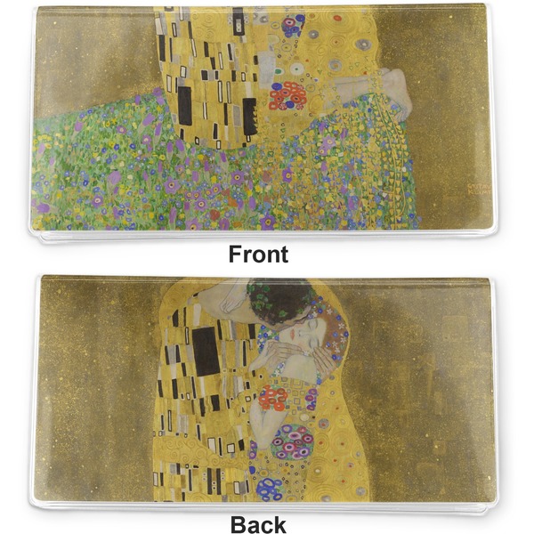 The Kiss - Lovers Vinyl Check Book Cover - Front and Back