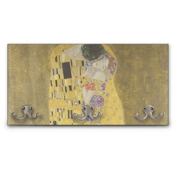 The Kiss (Klimt) - Lovers Wall Mounted Coat Rack