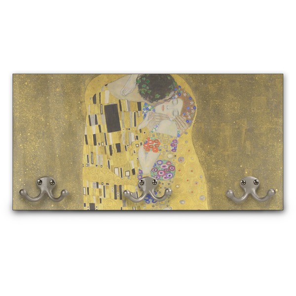 Custom The Kiss (Klimt) - Lovers Wall Mounted Coat Rack