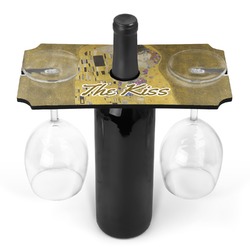 The Kiss (Klimt) - Lovers Wine Bottle & Glass Holder