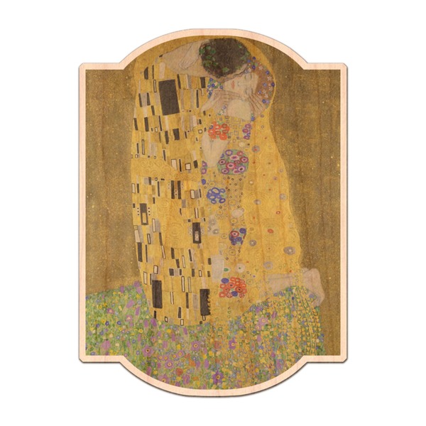 Custom The Kiss (Klimt) - Lovers Genuine Maple or Cherry Wood Sticker