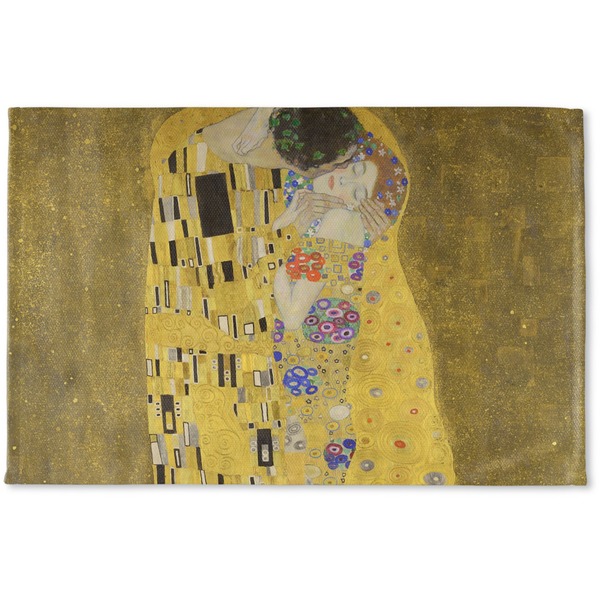 Custom The Kiss (Klimt) - Lovers Woven Mat