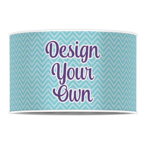 Design Your Own 12" Drum Lampshade - FRONT (Poly Film)