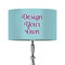 Design Your Own 12" Drum Lampshade - ON STAND (Fabric)