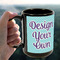 Design Your Own 15oz. Black Mug - LIFESTYLE