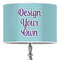 Design Your Own 16" Drum Lampshade - ON STAND (Poly Film)