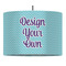 Design Your Own 16" Drum Lampshade - PENDANT (Fabric)