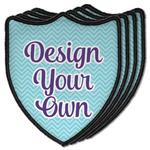 Design Your Own Iron On Shield B Patches - Set of 4