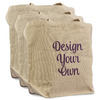Reusable Cotton Grocery Bags - Set of 3