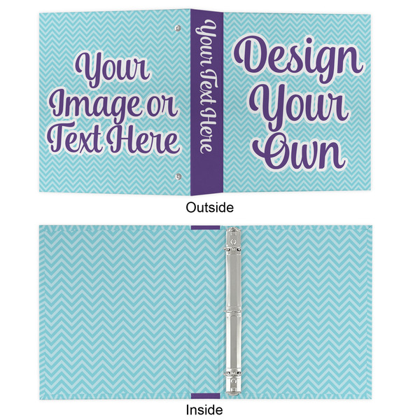 Design Your Own 3 Ring Binders - Full Wrap - 1" - APPROVAL