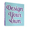 Design Your Own 3 Ring Binders - Full Wrap - 1" - FRONT