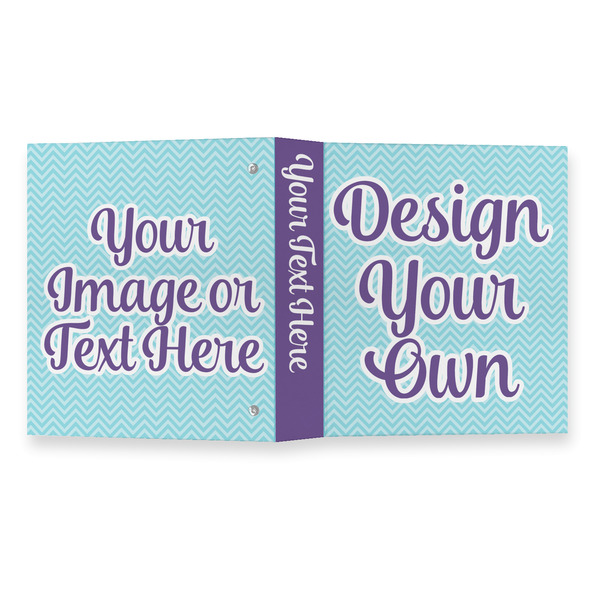 Design Your Own 3 Ring Binders - Full Wrap - 1" - OPEN OUTSIDE