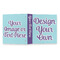 Design Your Own 3 Ring Binders - Full Wrap - 1" - OPEN OUTSIDE