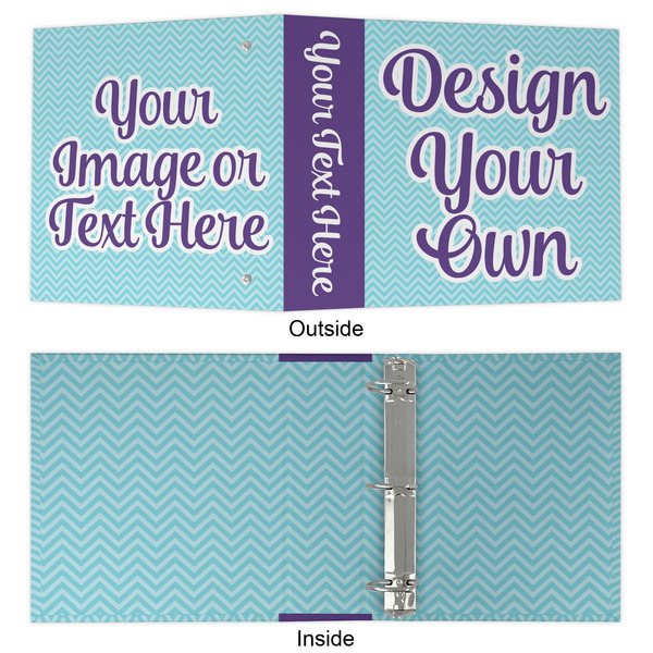 Design Your Own 3 Ring Binders - Full Wrap - 2" - APPROVAL
