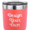 Design Your Own 30 oz Stainless Steel Ringneck Tumbler - Coral - CLOSE UP